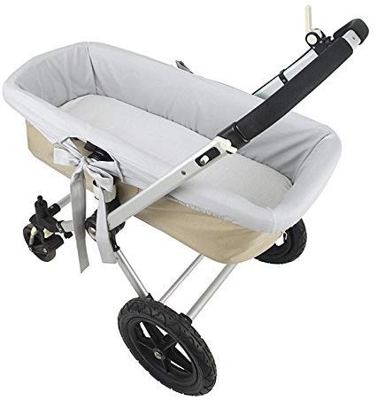 Babyline Fucagris – Fodera Per Ovetto Anallergico E Morbida, Traspirante, Fodera Per Culla Interna 100% Fabbricazione Spagnola (Grigio Baby Piquet, Co