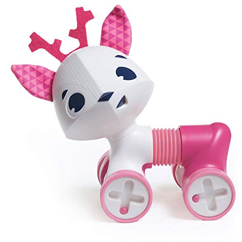 Tiny Love Cerbiatto Rolling Toys Gioco Educativo Per Bambini Con Ruote, Giocattolo Con Corpo Flessibile Per Varie Modalità Di Gioco, Colore Rosa