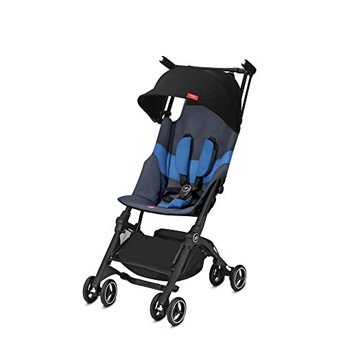 Gb Gold Passeggino Pockit+ All Terrain, Ultracompatto, 0-22 Kg, Dalla Nascita A Circa 4 Anni, Night Blue