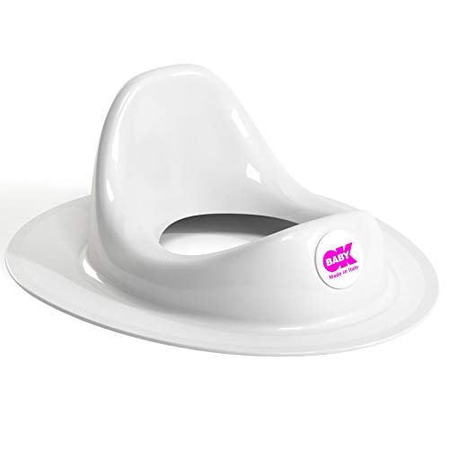 Okbaby Ergo Riduttore Per Wc Con Seduta Ergonomica E Confortevole, Bianco