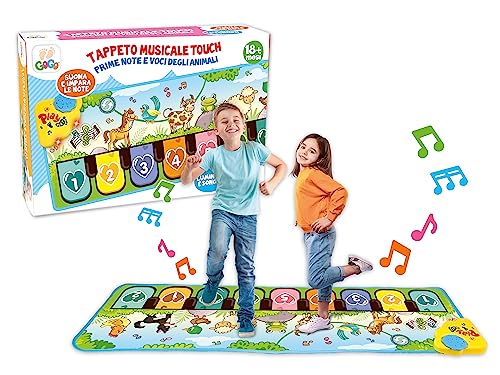 Teorem 68035 - Tappeto Musicale Touch Con Luci, Suoni E Melodie, 100X36 Cm