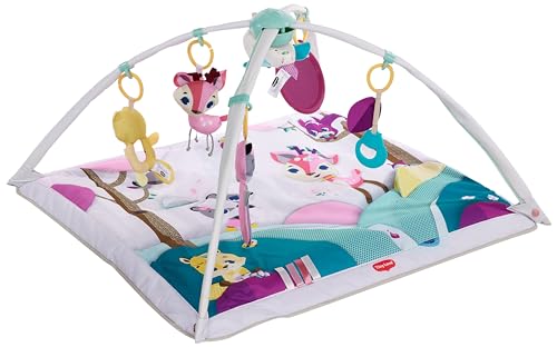 Tiny Love Gymini Deluxe Palestrina Bambini 0+ Mesi, Tappeto Gioco Musicale, Palestrina Evolutiva Neonato, 18 Attività, Archi Regolabili, Sviluppo Cogn