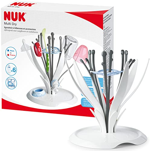 Nuk - Scolapiatti Per Biberon Multi Dry, Per 6 Biberon