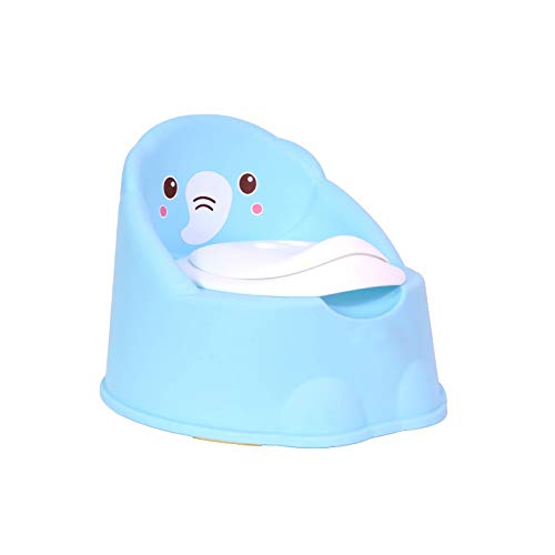 Aziamor 6202 Dumbo Vasino Con Seduta Anatomica E Schienale Rialzato Dal Design Ergonomico Con Coperchio E Funzione Di Sgabello Azzurro