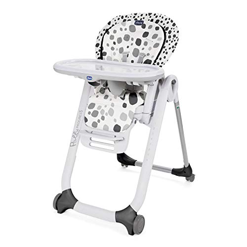 Chicco Polly Progres5 Seggiolone Pappa Regolabile Per Bambini 0 Mesi, 3 Anni (15 Kg), Trasformabile In Rialzo Sedia Bambini, Reclinabile A Sdraietta, 