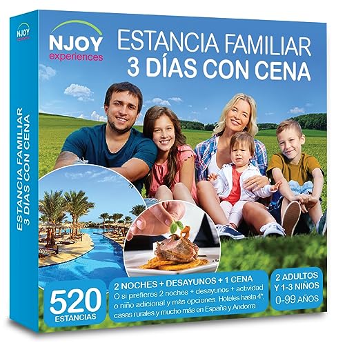 Soggiorno Di 3 Giorni Per Tutta La Famiglia, Con Cena. Pacchetto Offerto Dall'Esperienza Della Marca Familynjoy