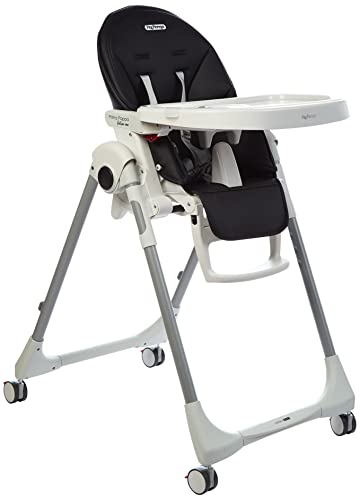 Peg Perego Prima Pappa Follow Me Seggiolone Pappa Neonati Reclinabile, Funzione Sdraietta, 4 Ruote, Pieghevole E Ultracompatto, Per Bambini Da 0 A 3 A
