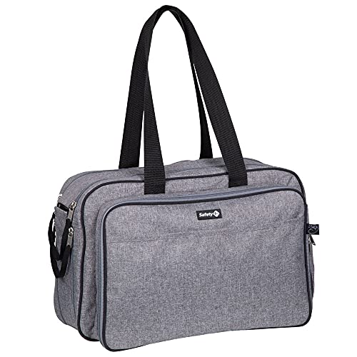 Safety 1St Nap To Go Bag, Borsa Pannolini E Culla Portatile Da Viaggio 2 In 1, Colore Black Chic