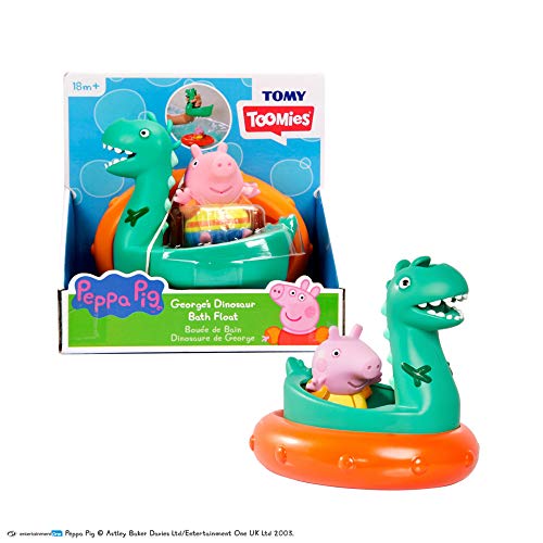 Toomies Tomy Peppa Pig George'S Dinosaur Bath Float, Baby Bath Toys, Kids Bath Toys For Water Play, Fun Bath Accessories For Babies & Toddlers, Suitab