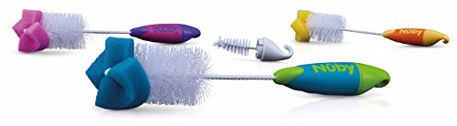 Nûby Brush With Sponge For Bottles/Teats
