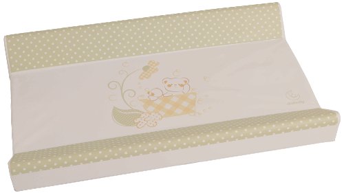 Materassino Fasciatoio In Pvc 2 Lati, Per Il Cambio Del Pannolino, Universale, Misura Cm 49X81X10, Made In Italy, Italbaby Dolci Coccole Grigio