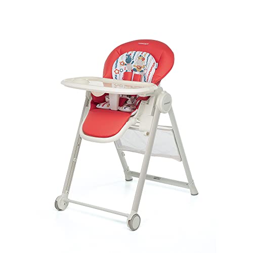Foppapedretti Seggiolone Sdraietta Misterchef, Bambini Da 0 A 3 Anni (Fino A 15 Kg), Seduta/Poggiapiedi/Schienale Regolabili, Cesto Porta Oggetti, Sta
