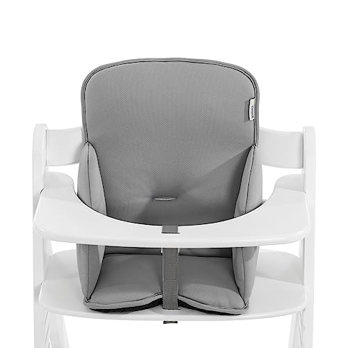 Hauck Riduttore Seggiolone Pappa Alpha Cosy Comfort Con Laterali Rinforzati E Schienale Alto - Cuscino In Tessuto Stretch Di Alta Qualità - Grigio