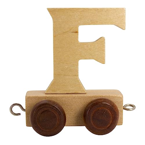 Carra In Legno, Lettere Treno, Lok, Waggon, A-Z, Nome A Scelta (F)