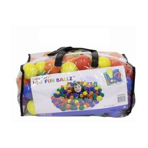 100 Intex Multi Coloured Fun Ballz For Ball Ponds Or Play Pits - Kids Love Them! #49602 By Intex