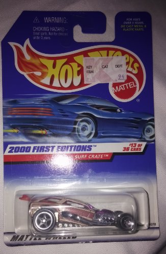 Hot Wheels 2000 First Editions Moc Surf Crate