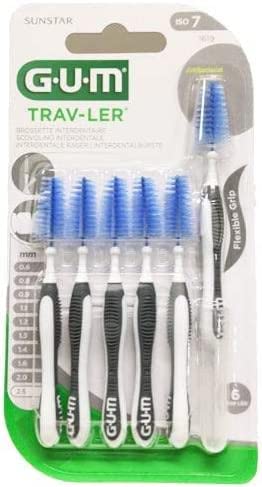 Gum Trav-Ler Scovolini Interdentali Iso7 2.6Mm Protezione Antibatterica, 6 Pezzi