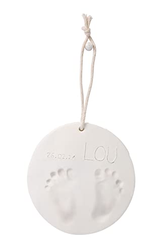 Baby Art Pure Print Kit Impronta Per Calco Mani E Piedi Neonato, Pasta Modellabile Organica Naturale Vegana, Regalo Nascita O Bomboniera Battesimo