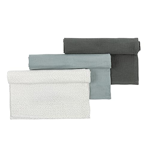 Nattou Set Of 3 Swaddles 65 * 65Cm