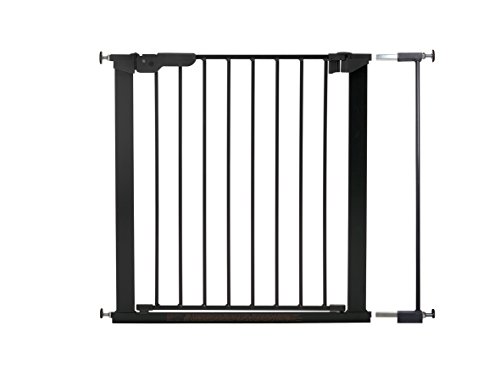 Baby Dan Premier 60116-5691-02-85 - Griglia Di Protezione Per Porta/Scale, Da Agganciare, 73,5-86,5 Cm, Colore: Nero