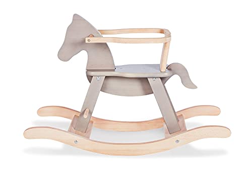 Pinolino- Schaukelpferd Mit Ring, Grau/Natur Cavallo A Dondolo, Colore Grey, 242493