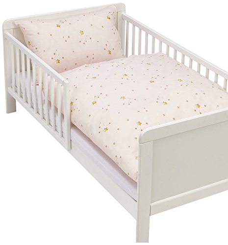 Kindertraum 5255323 - Biancheria Da Letto Per Bambini, Motivo Stelle Magiche, 40 X 60 Cm E 100 X 135 Cm, Colore: Rosa
