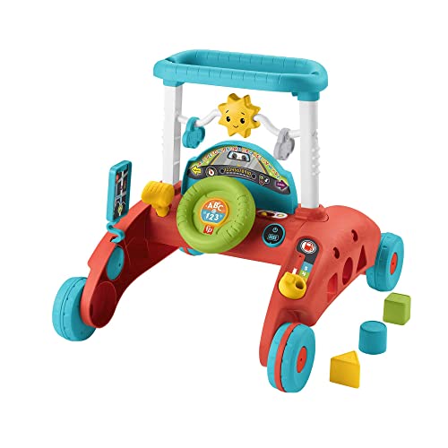 Fisher-Price Primi Passi Al Volante, Giocattolo Ispirato A Una Macchina Che Incoraggia I Bambini A Camminare, Giocattolo Per Bambini 6-36 Mesi, Edizio