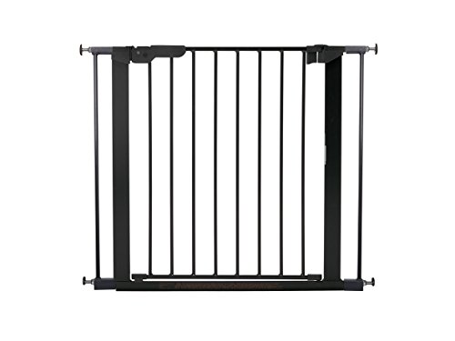 Babydan - Barriera Con Fissaggio A Pressione Per Porta/Scale, Nero 73,5 – 93,3 Cm