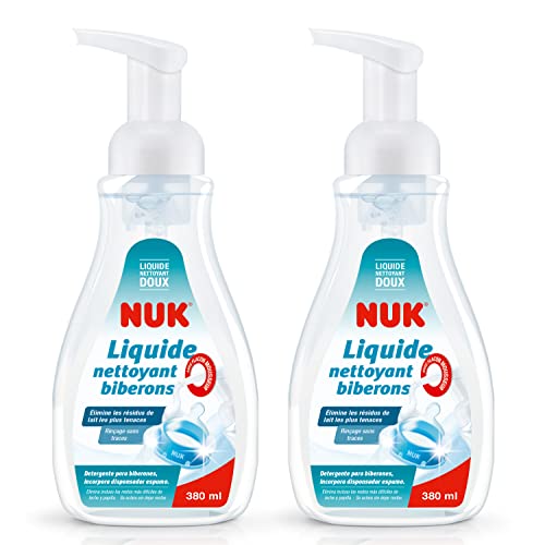 Nuk - Liquido Per Stoviglie Per Biberon E Accessori, 380 Ml (Confezione Da 2)
