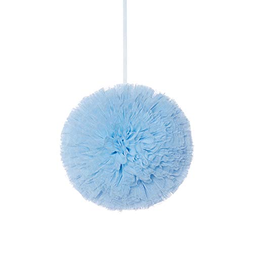 Fun With Mum Tulle Pom Pon, Decorazione Per Cameretta Dei Bambini, Baby Shower, Matrimoni, Feste, Compleanni, 20 Cm, Blu