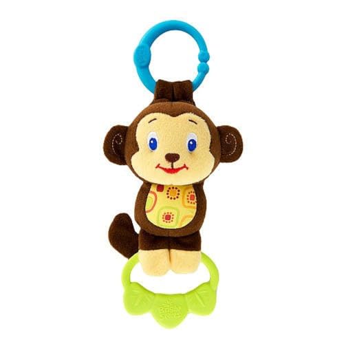 Bright Starts, Peluche Giocattolo Per Neonati, Portatile, Da Viaggio, Colori Assortiti, 1 Unità
