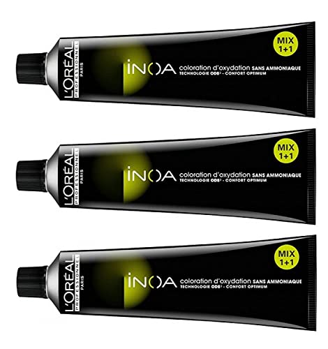 Loreal Inoa No. 7 Biondo Medio 3 X 60 Tinte Senza Amoniaco