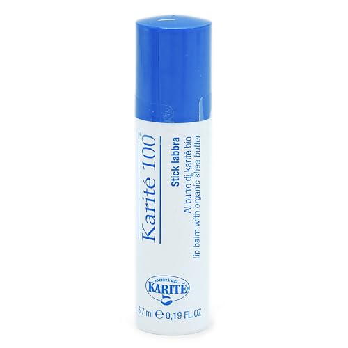 Linea Karité 100- Stick Labbra 5,7Ml- Burro Di Karité Puro E Biologico Nel Rispetto Dell’Ambiente, Protezione E Idratazione Delle Labbra Per Ogni Stag