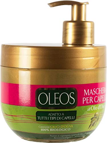 Oleos Maschera Capelli 400Ml Oliva