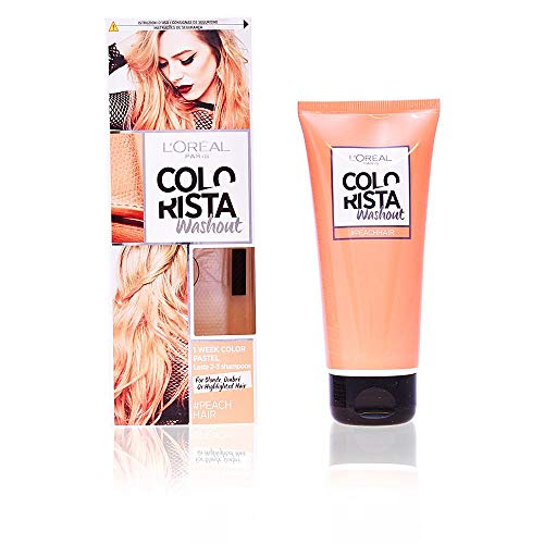 L'Oréal Paris Colorista Washout Pastel Colorazione Pastello Capelli Temporanea, Adatta Per Capelli Biondi O Schiariti, Pesca (Peach)