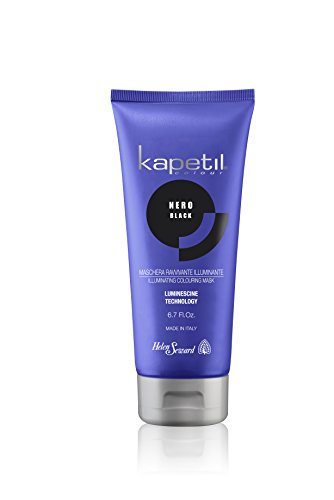 Kapetil Maschera Ravvivante Illuminante Per Capelli Colorati Nero 200Ml