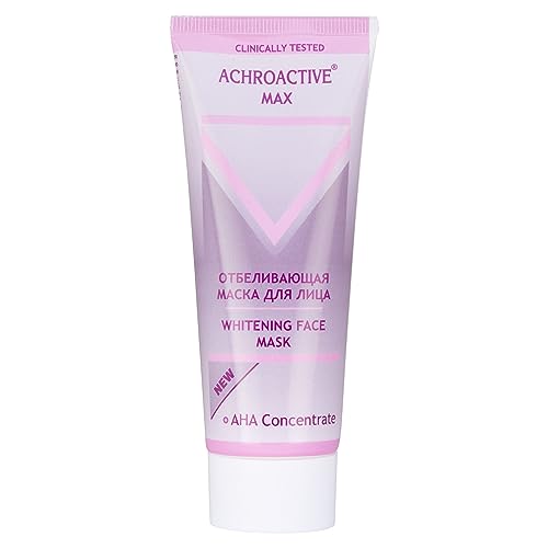 Achroactive Max | Maschera Viso Schiarente | Sbiancante, Antimacchie E Schiarente Viso | Maschera Antimacchie E Illuminante | Uniforma Il Tono, Illumi