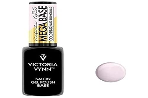 Gel Ibrido Smalto Victoria Vynn Hardi Mega Base Rosa Freddo Uv Led 8 Ml
