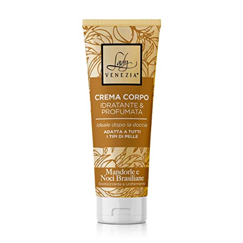 Lady Venezia Crema Corpo Alle Mandorle E Noci Brasiliane - Elasticizzante E Uniformante 200 Ml