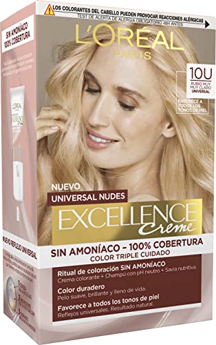 Excellence Creme Universal Nudes Tinte 10U-Lightest Blonde