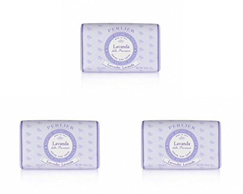 Perlier: Lavanda Lavender Scented Soap * 4.4 Ounce (125Gr) Packages * [ Italian Import ] By Perlier