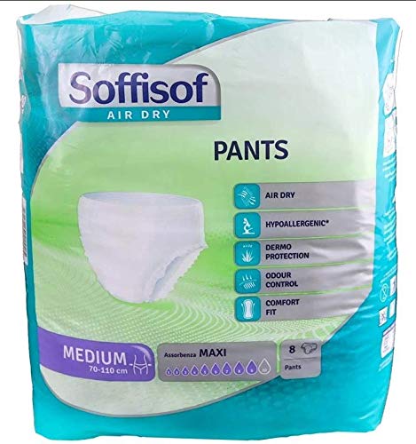 Soffisof Pannoloni A Mutanda Air Dry Pants Taglia M Maxi 8Pz