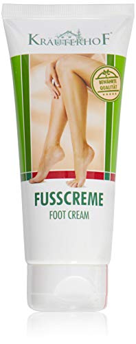Krauterhof Special Formula Foot Cream With Red Vine Leaves, Horse Chestnut, Burro Di Karitè & Allantoin – Nourishes, Moisturises, Refreshes By Assam