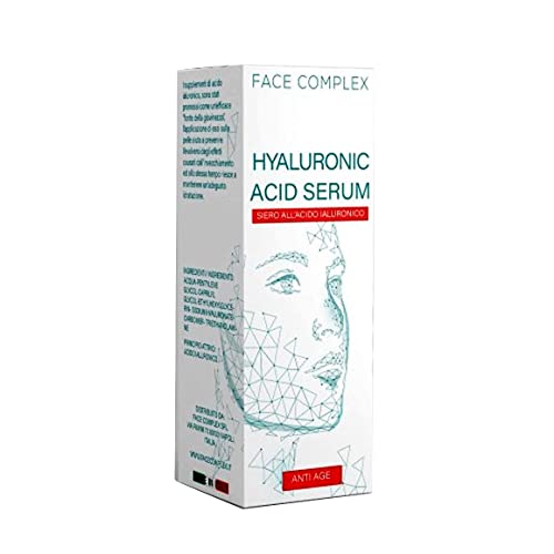 Face Complex Hyaluronic Acid Serum Siero Viso Labbra Allacido Ialuronico Anti Age 100 Ml