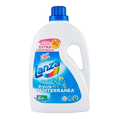 Lanza Detersivo Per Il Bucato Brezza Mediteranea, 40 Lavaggi, 2L