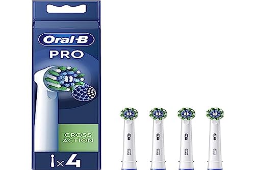 Oral-B Pro Cross Action Spazzole Per Spazzolino Elettrico, Confezione Da 4 Unità