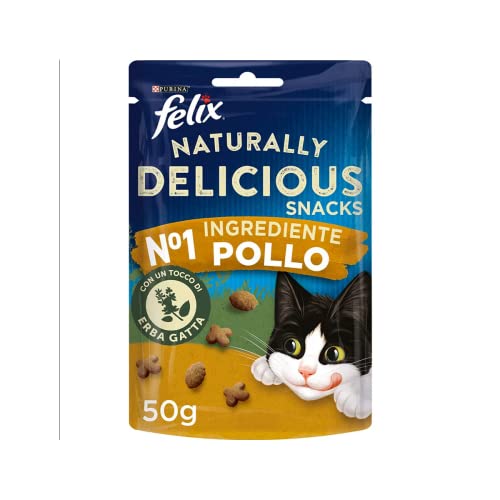 Felix Delicious Snack Gatto Pollo 50Gr