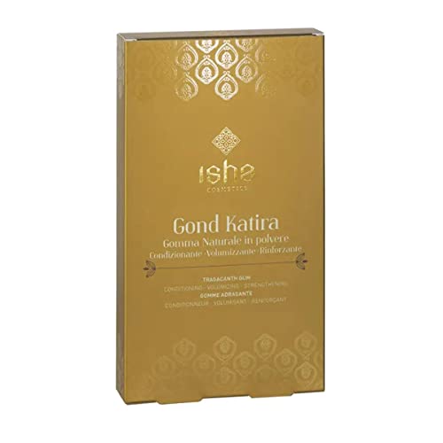 Isha Cosmetics-Gond Katira-Gomma Adragante Naturale In Polvere- Volumizzante-Condizionante-Rinforzante-Prodotto Per Styling Naturale-Testato Dermatolo