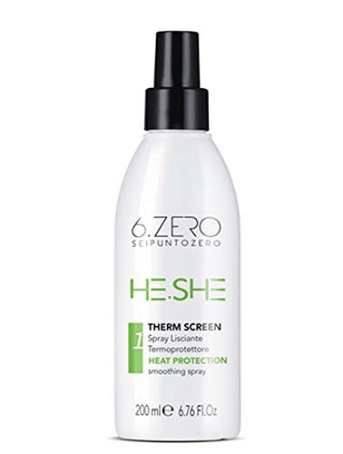 6.Zero He.She – Therm Screen Spray Lisciante Termoprotettore 200Ml