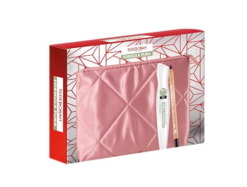 Deborah Milano - Pochette Idea Regalo Formula Pura, Include Mascara Volume E Matita Occhi Formula Pura Bio N.01 Black, N.02
